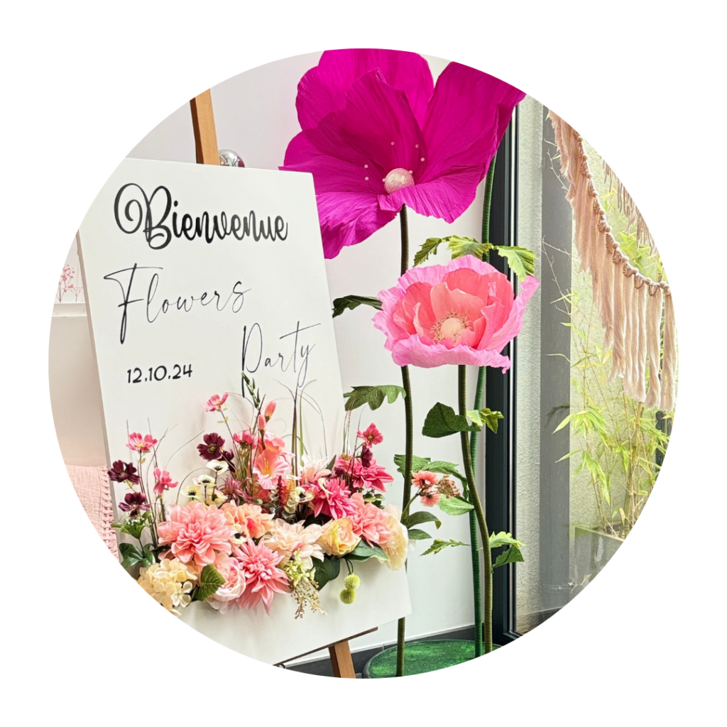 Décoration - fête - événements  -Namur - créations personnalisées - Upcycling Arche - coin photo - panneau bienvenue - urne - Namur
