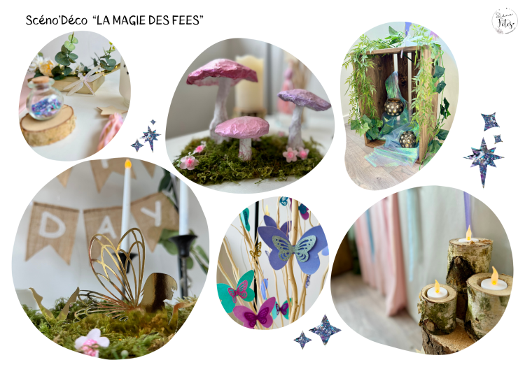 Décoration thème fées Anniversaire enfant + chasse au trésor Namur