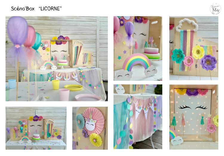 Box décorative anniversaire enfant + chasse au trésor