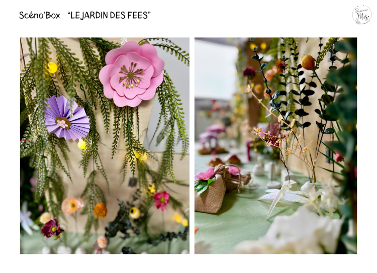 Décoration thème Jardin des fées Anniversaire enfant + chasse au trésor Namur