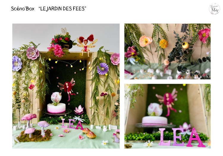 Décoration thème Jardin des fées Anniversaire enfant + chasse au trésor Namur