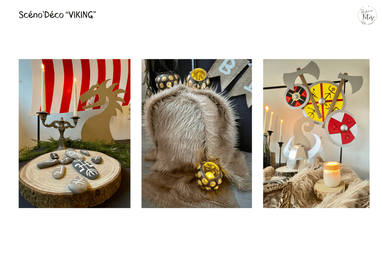 Décoration thème Vikings Anniversaire enfant + chasse au trésor Namur