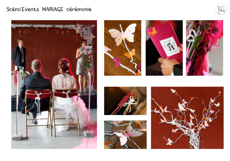 Décoration de salle de cérémonie Mariage Namur