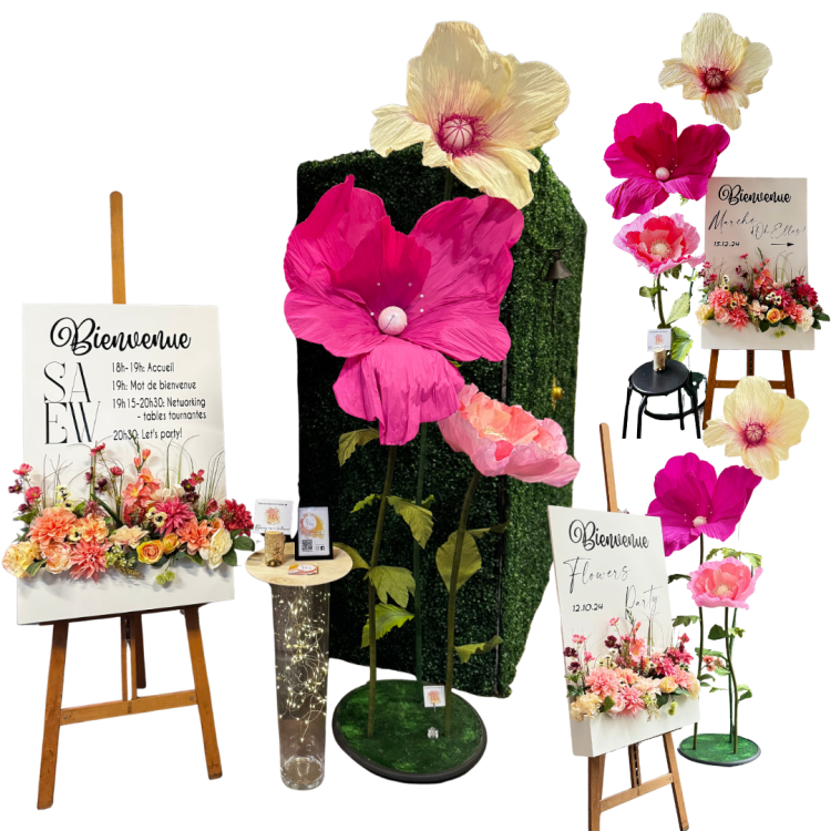 Panneau Bienvenue Création personnalisée pour vos événements Namur