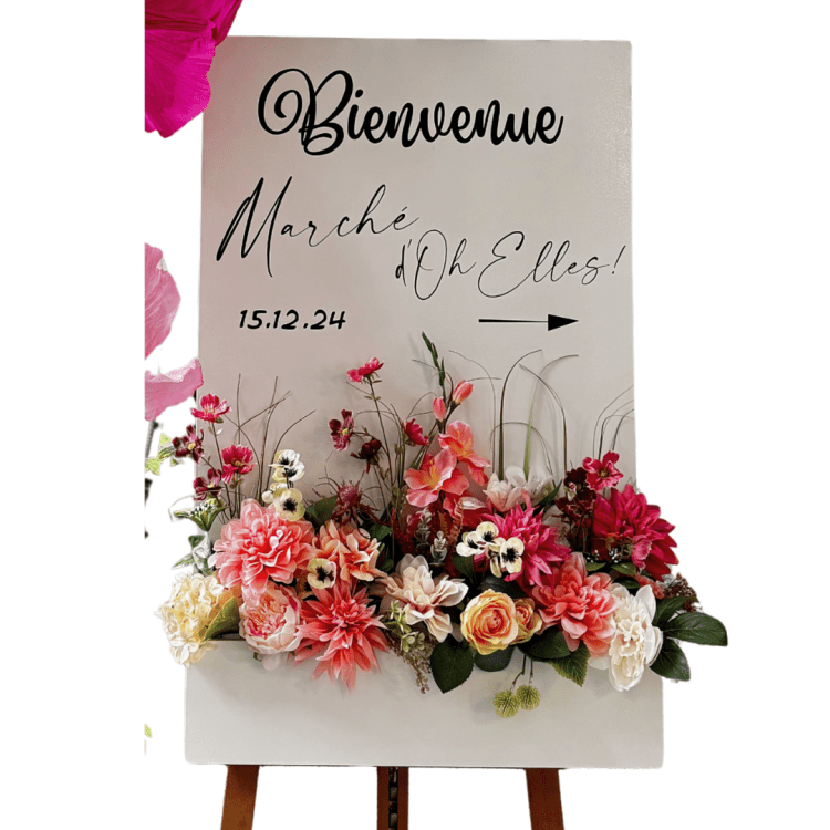 Panneau Bienvenue Création personnalisée pour vos événements Namur