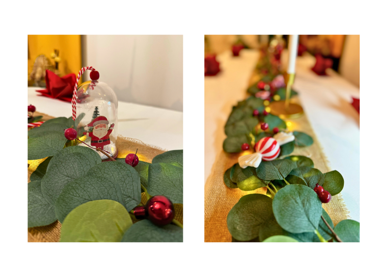 Décoration de table pour vos fêtes noël Namur