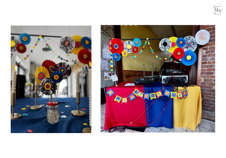 Décoration de salle SUPER HEROS Décoration anniversaire enfants fête a thème Namur
