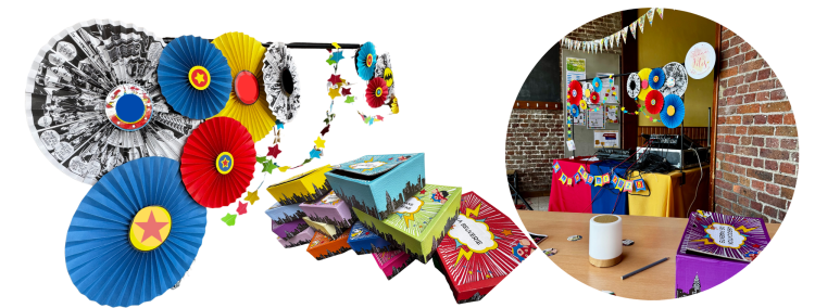 création unique décoration de salle pour événements fêtes privées professionnelles mariage baptême Namur