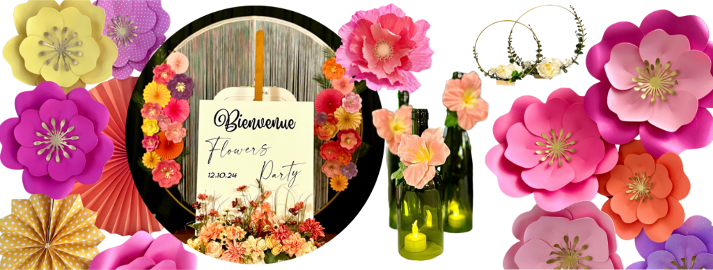 création unique décoration de salle pour événements fêtes privées professionnelles mariage baptême anniversaire Namur