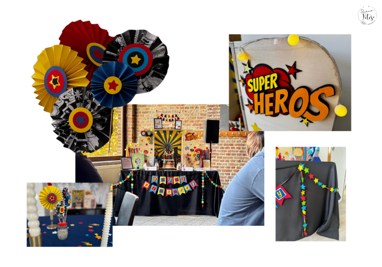 Scéno'Box SuperHéros anniversaire enfant Chasse au trésor namur fête a thème