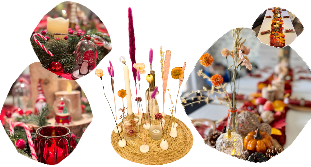 Scéno table décoration de table location ou mise en scène pour vos fêtes brunch Garden party réception anniversaire Namur