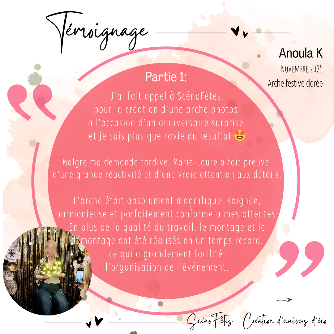 temoignage-scenofetes-arche-decoree-anniversaire-40-ans-doree