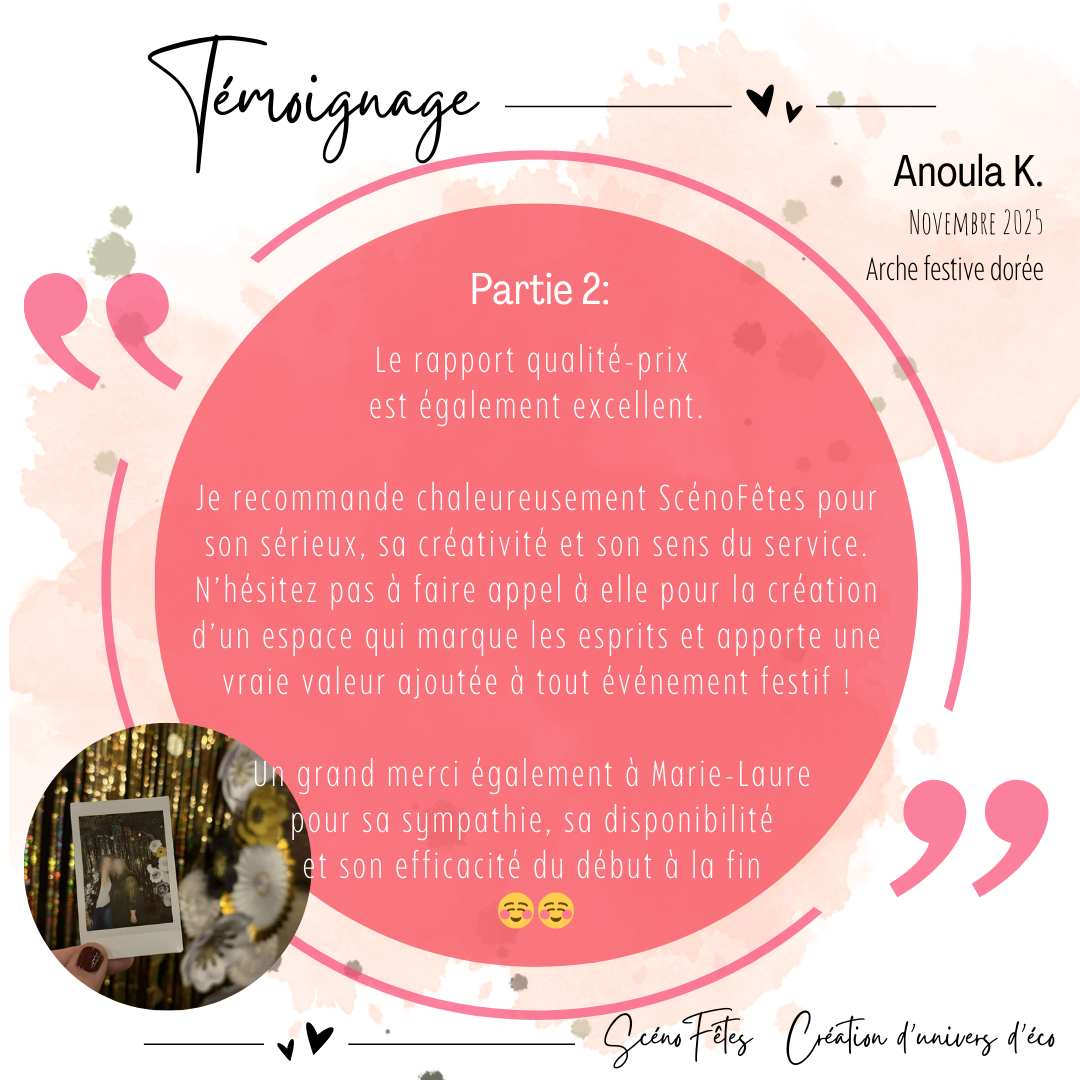 temoignage-scenofetes-arche-decoree-anniversaire-40-ans-doree
