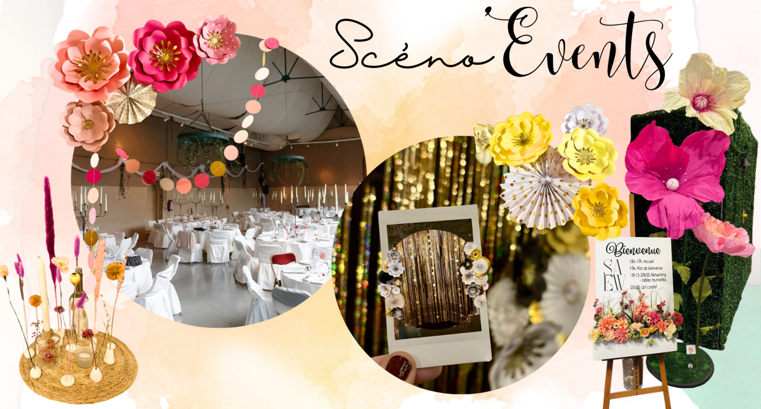 Décoration d'événements Mariage Baptême anniversaire fête d'entreprise Namur