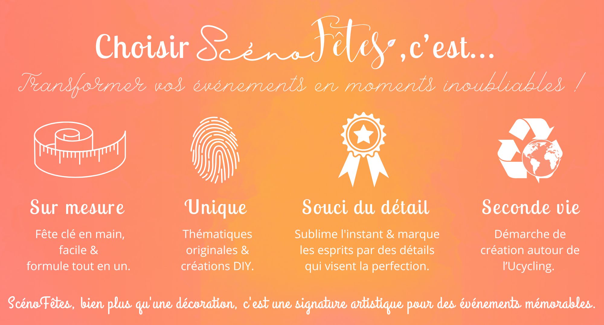 Scénofêtes la décoration événementielle service location Décoration originale écoresponsable à Namur Gembloux Wavre Ciney Dinant, Andenne– table personnalisée pour réception