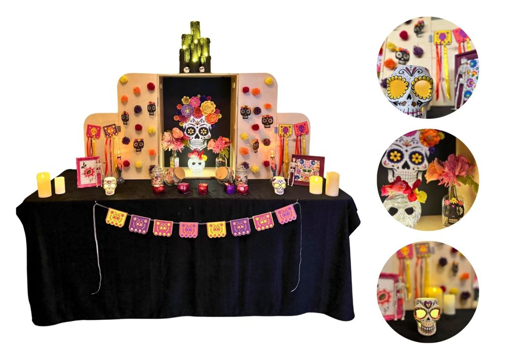 Scéno'Kids formule Anniversaire enfant originale table décorée location de décoration fête à thème licorne, pirates, super héros, vikings, fées, tropique halloween Kit créatif chasse au trésor  à Namur Wallonie et alentours fête écoresponsable