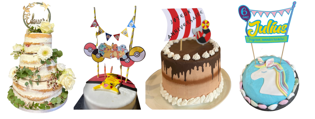 Décoration de gâteau pour anniversaire baptême à Namur